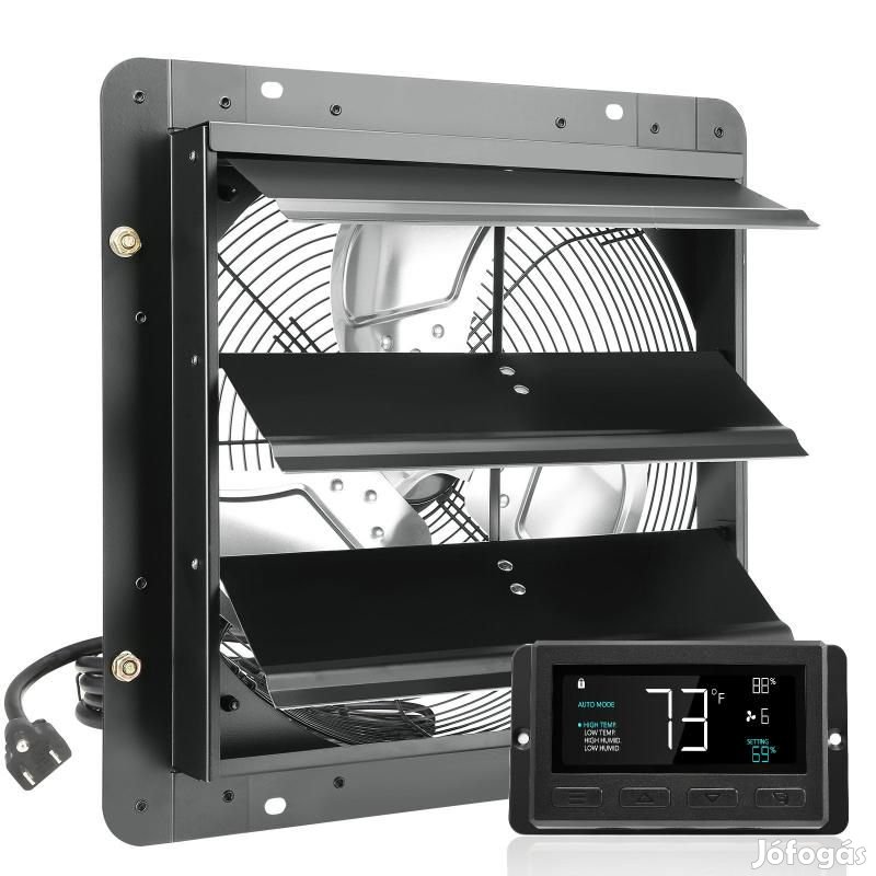 Ipari elszívó ventilátor, szellőztető   406 mm, 70 W