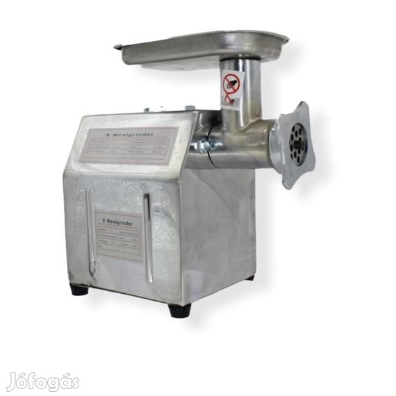 Ipari húsdaráló, 2500W-os Inox, minőségi húsdaráló 8"-as méret HM-624