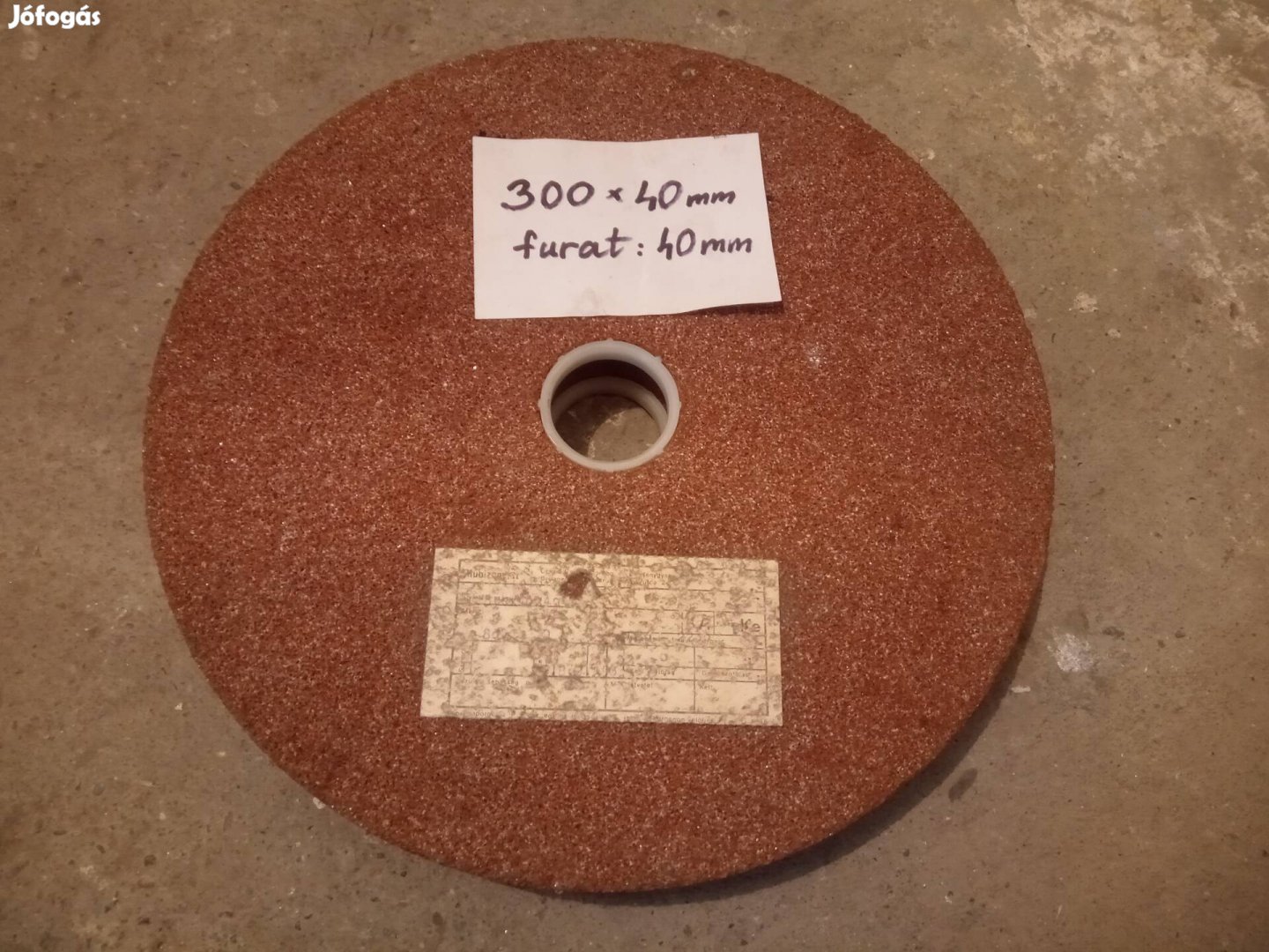 Ipari köszörű kő 300mm