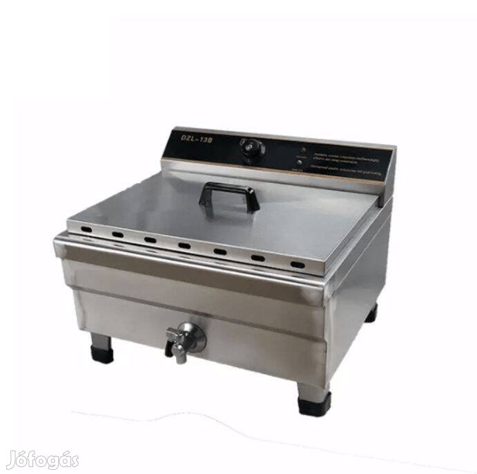 Ipari olajsütő fritőz 30L 4500W, számlával, garanciával