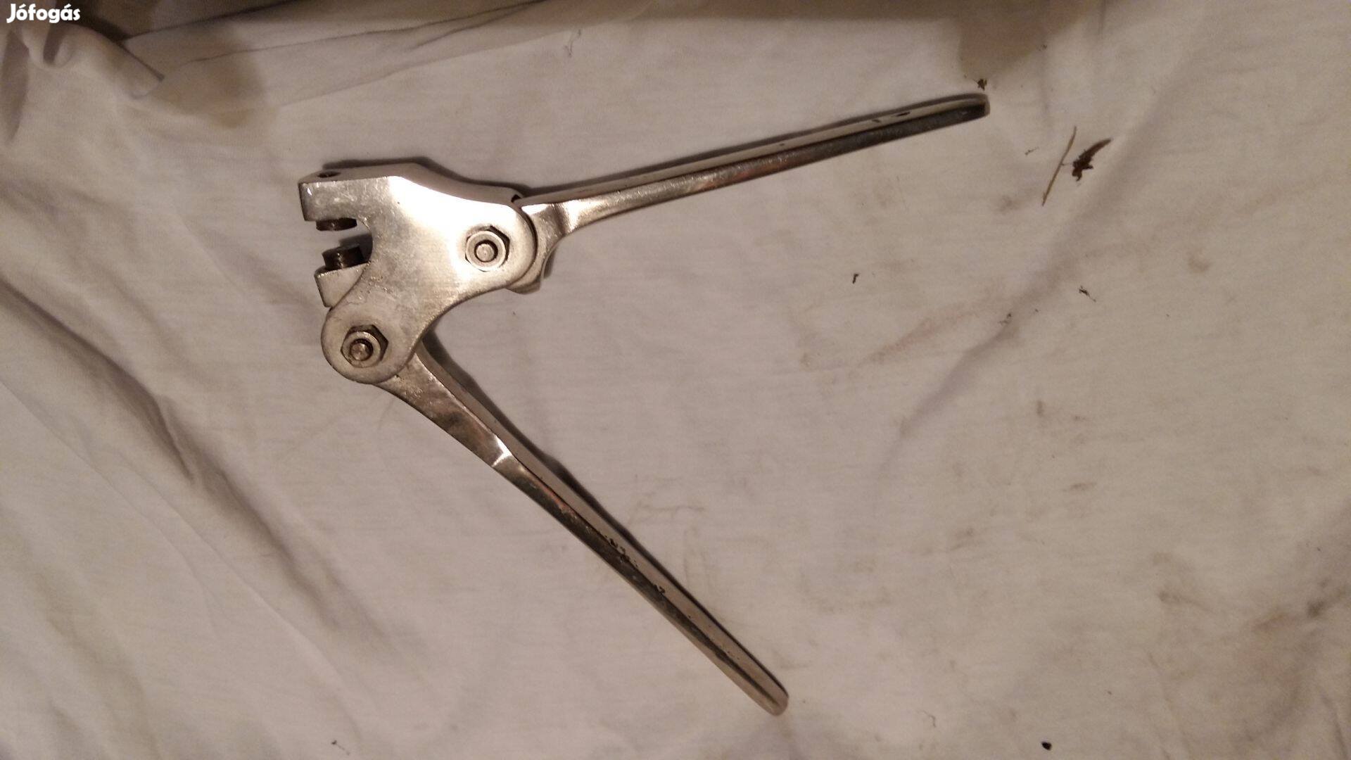 Ipari régiség krómozott nehéz plombáló