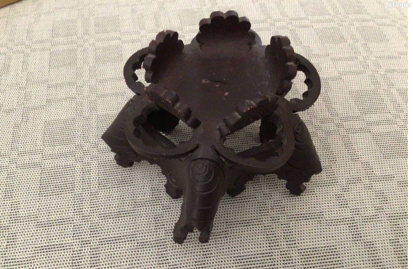 Iparművészeti bőr gyertyatartó Pesterzsébeten eladó