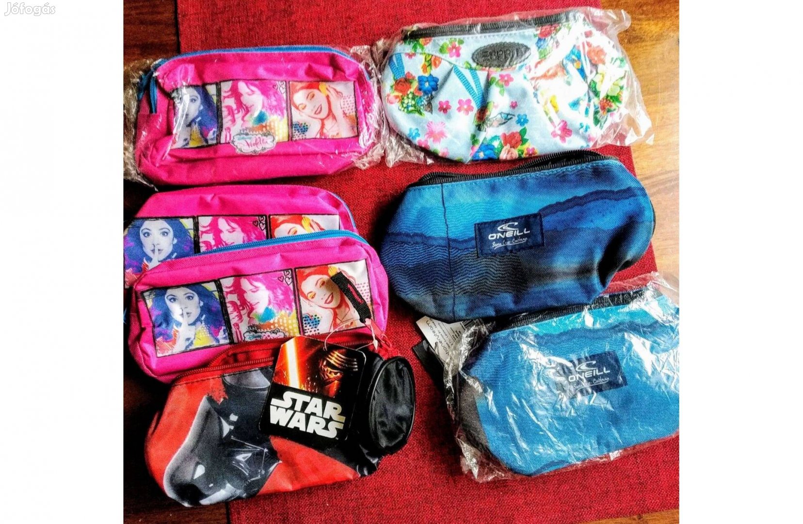 Ipere táska tolltartó Esprit,Oneill,Star Wars,Violetta STB Új