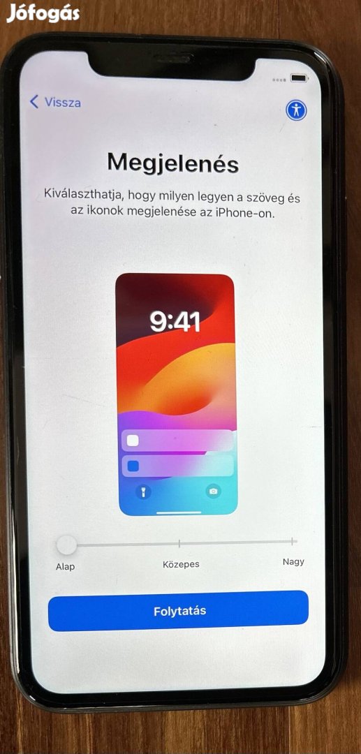 Iphone 11 128 GB kártyafüggetlen fekete