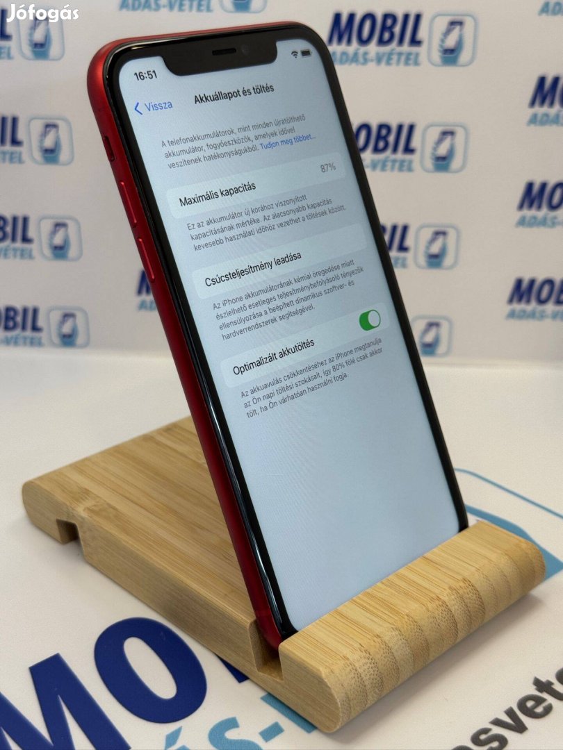Iphone 11 64GB, 87% akkumulátorral.Független!