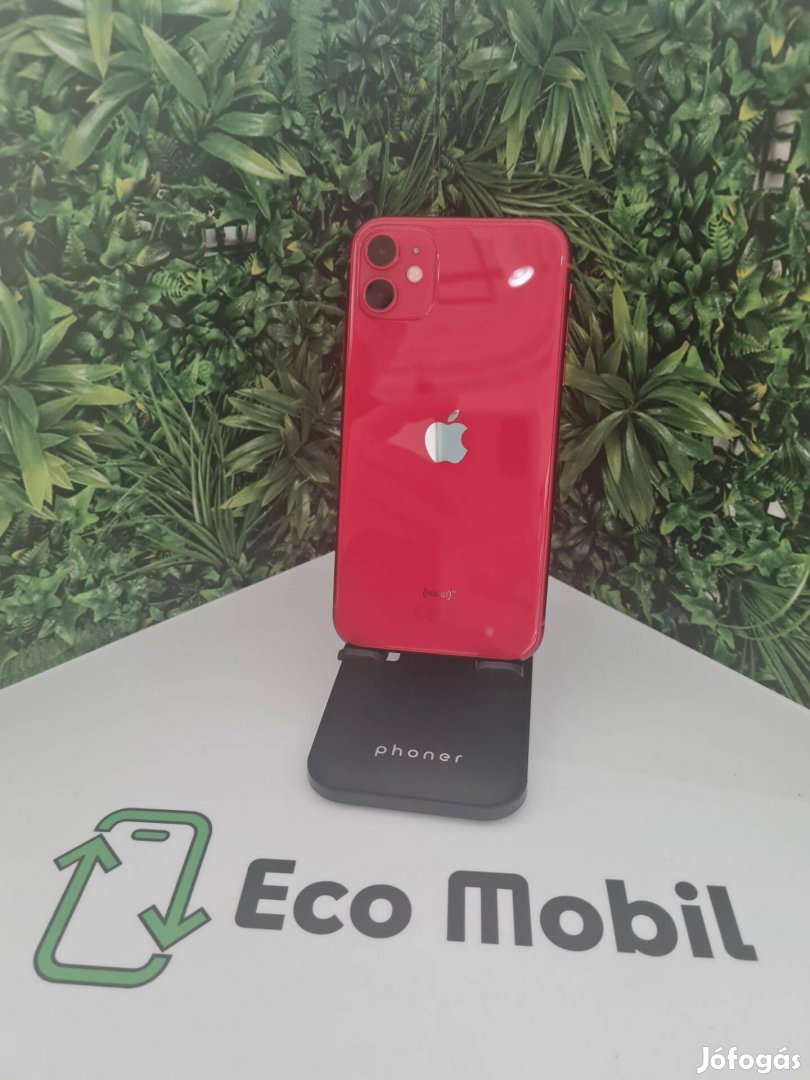 Iphone 11 64gb, 12 hónap jótállással, kártyafüggetlen