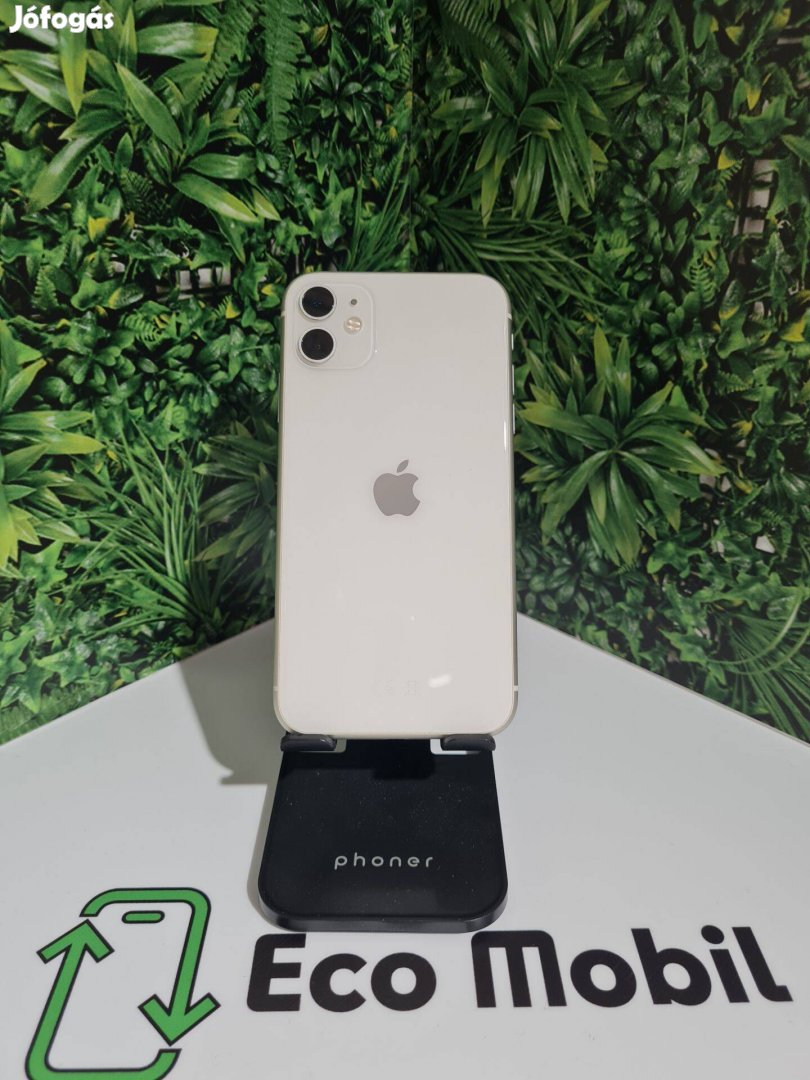 Iphone 11 64gb, kártyafüggetlen, 12 hónap jótállás