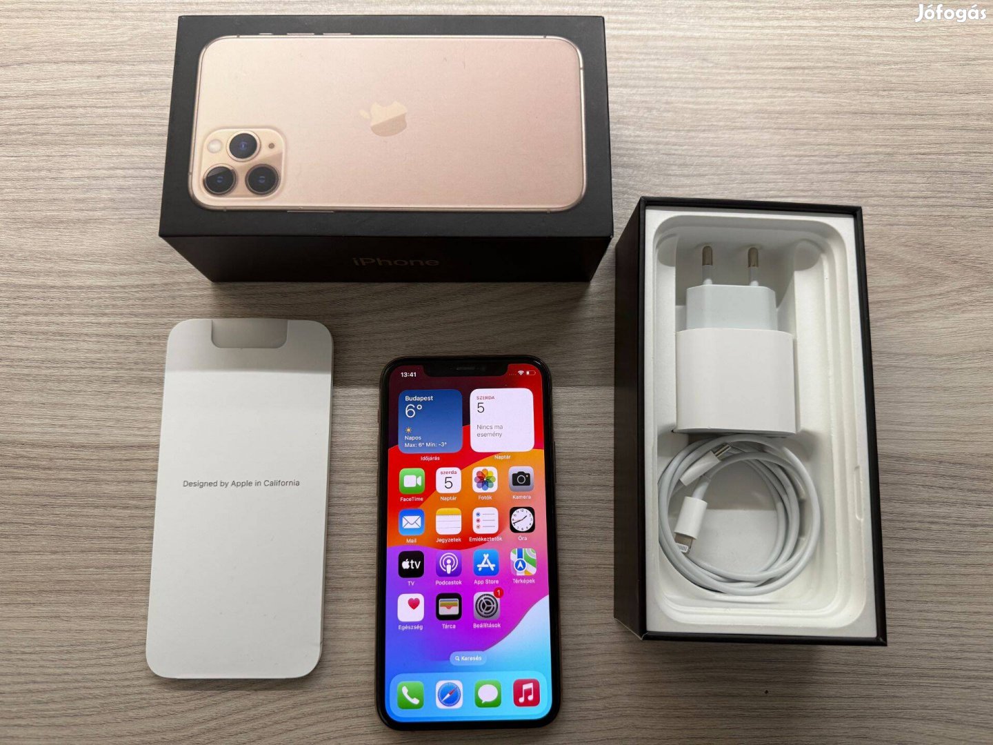 Iphone 11 Pro 64 Gb, rose gold, újszerű, 100%-os akku