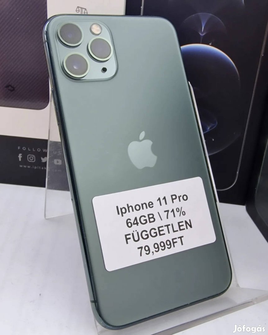 Iphone 11 Pro Aksi 71% 64GB  