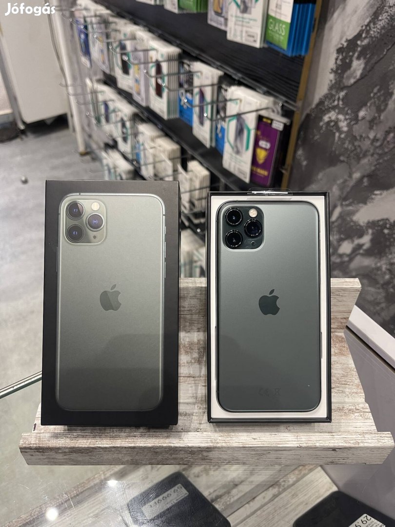 Iphone 11 Pro Kártyafüggetlen, 77, 64GB Üzletből, Garanciás