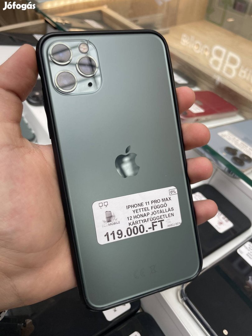 Iphone 11 Pro Max (12 hónap jótállással)