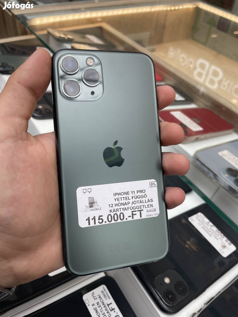 Iphone 11 Pro (12 hónap jótállással)