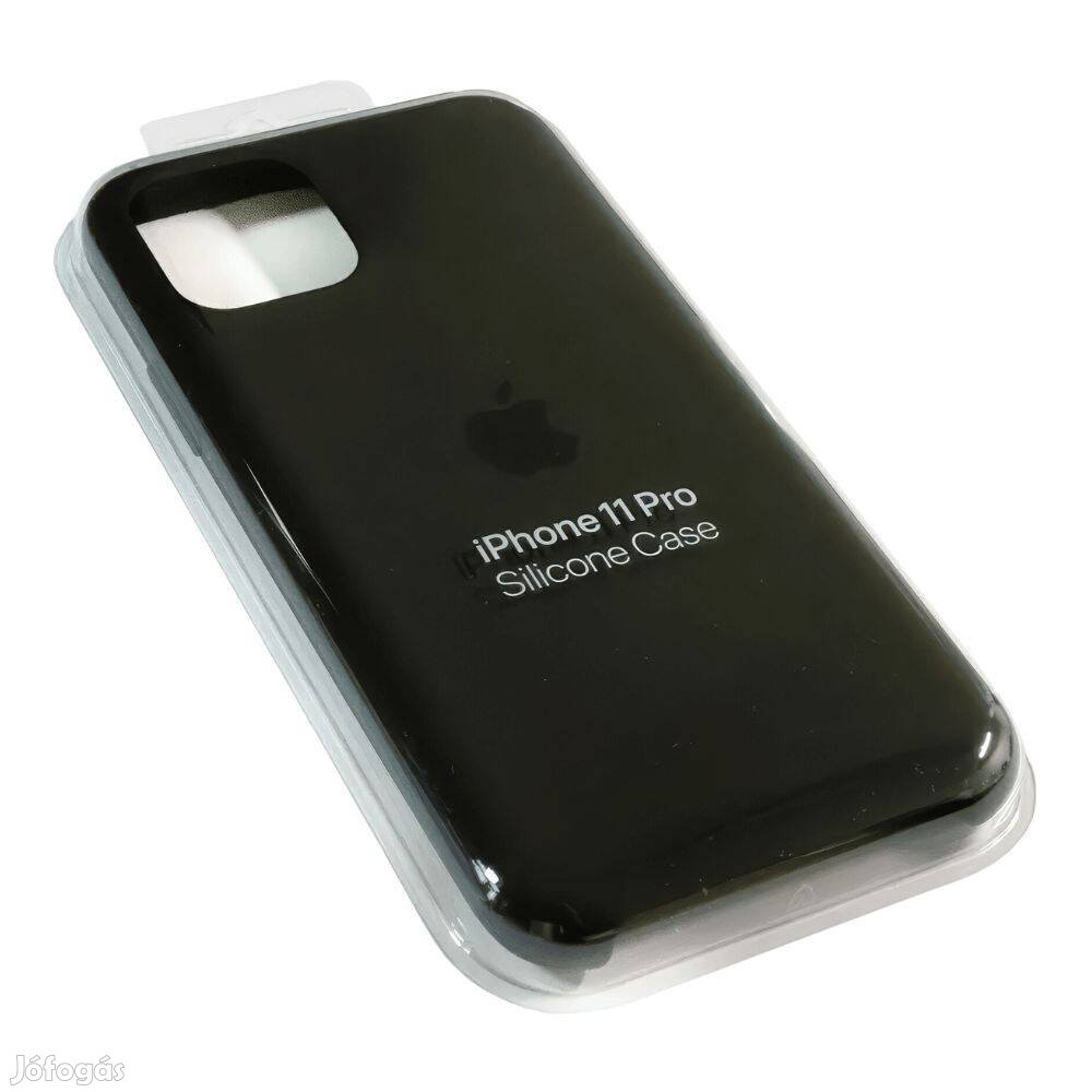 Iphone 11 Pro szilikon tok - Black