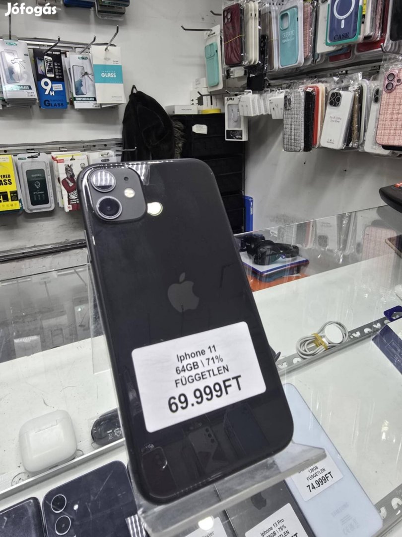 Iphone 11, 64GB, Független, Akció, + Garancia 