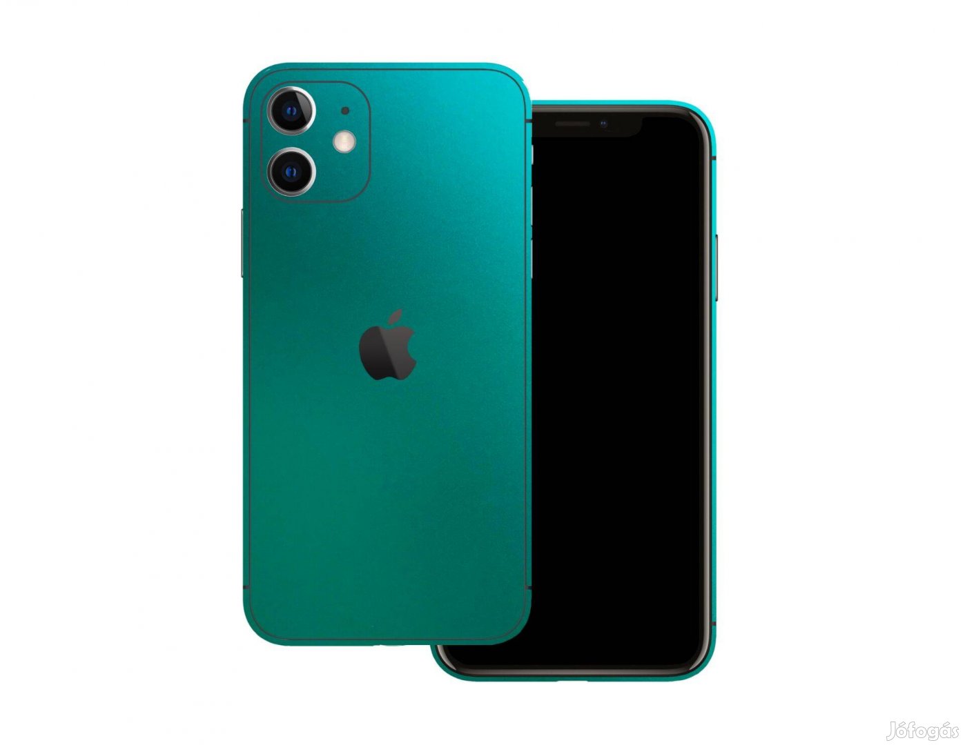 Iphone 11 - Matt króm türkiz fólia + 50 színben