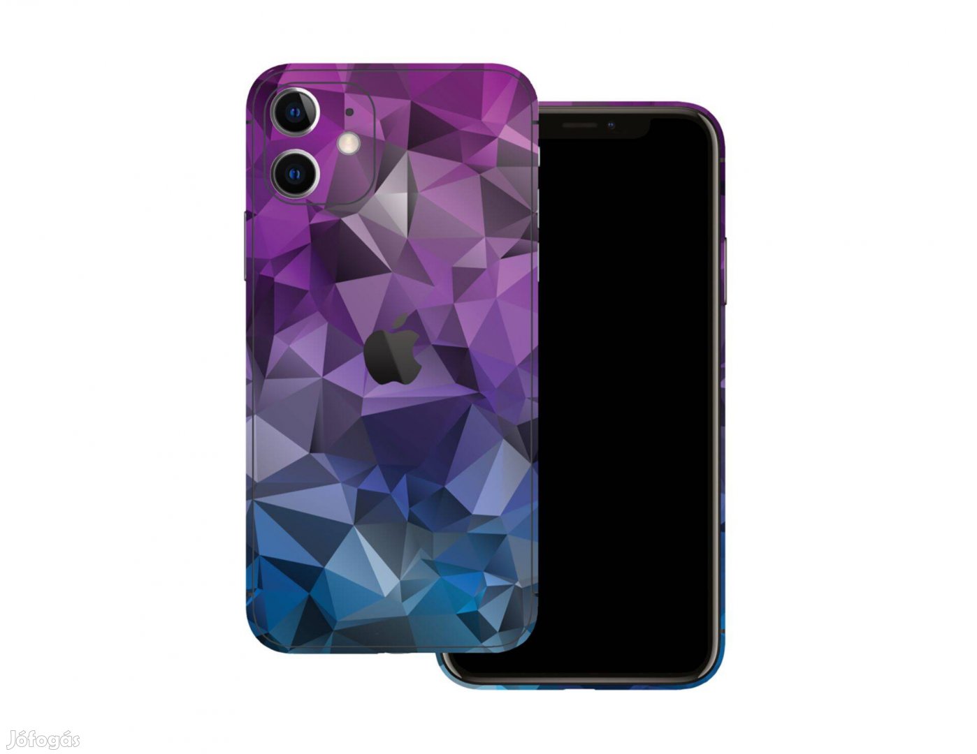 Iphone 11 - Színes mozaik fólia + 50 színben