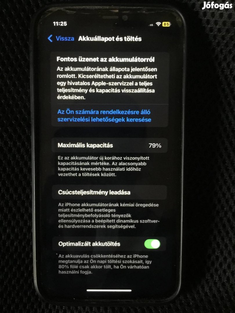 Iphone 11 alkatrésznek 