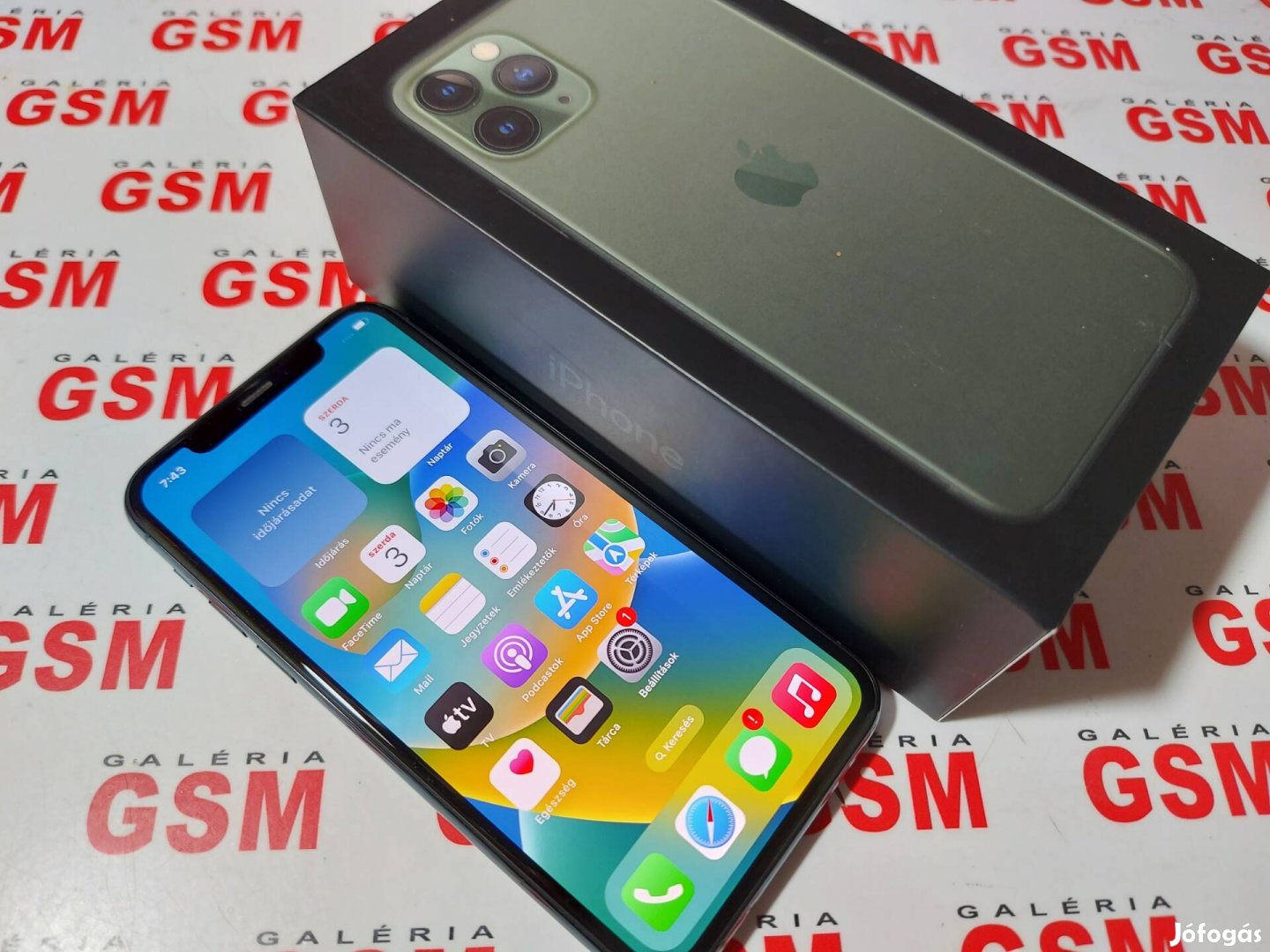 Iphone 11 pro 100% újszerű független garanciás 