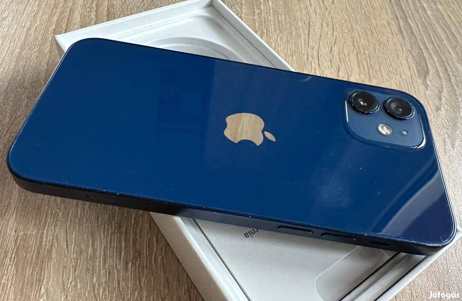 Iphone 12 128GB Blue - Gyári független - 100%-os aksi - Csere is lehet