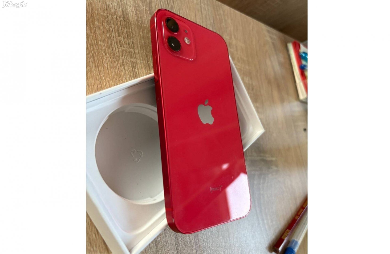 Iphone 12 128GB - Product Red - Gyári független - Csere is lehet