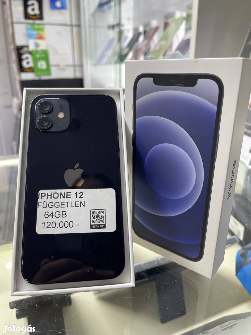 Iphone 12 64GB 80% Garanciával