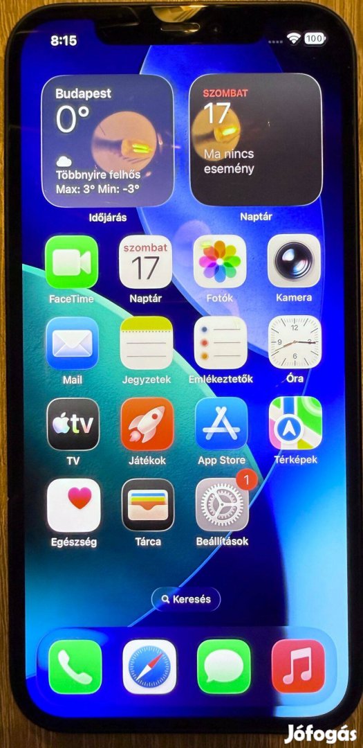 Iphone 12 64GB törött hátlappal