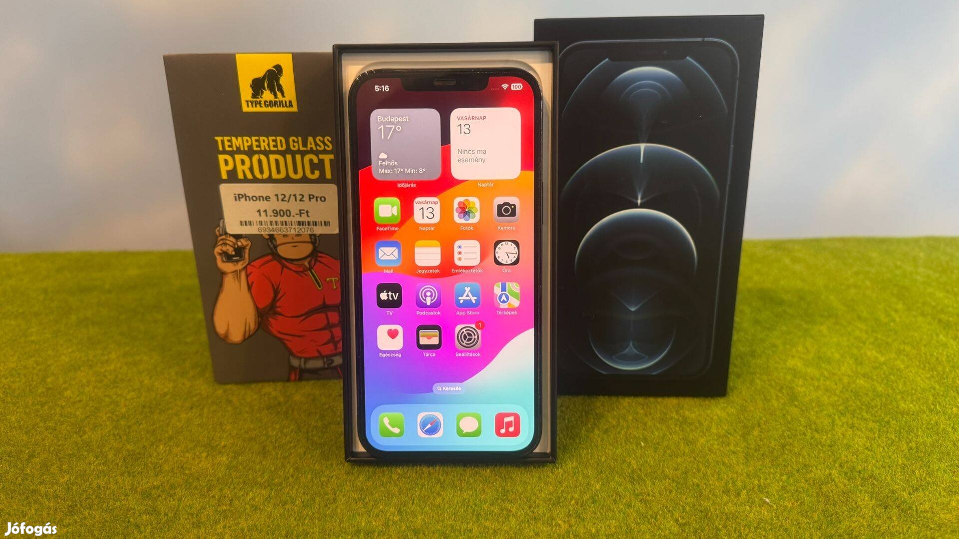 Iphone 12 Pro Max 256GB Pacific Blue független szép karcmentes állapot