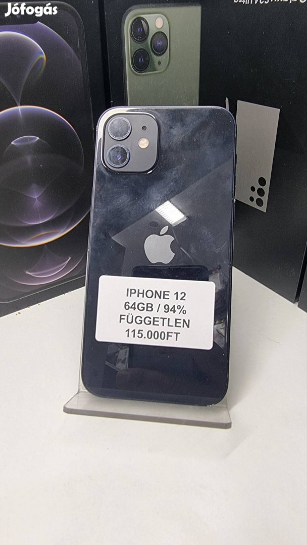 Iphone 12, 64GB, Független 