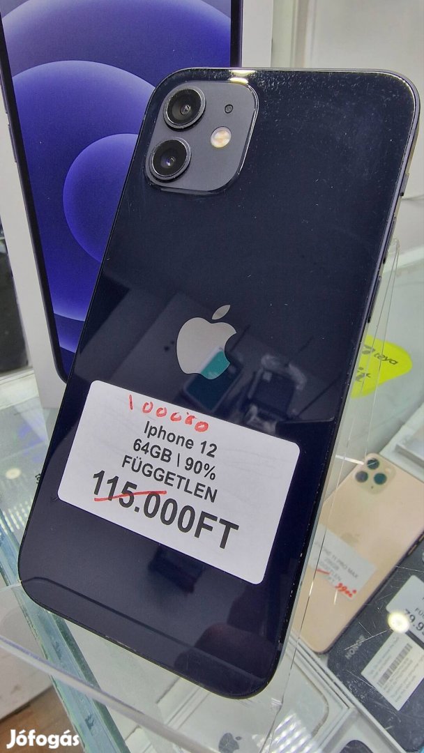 Iphone 12 ,64GB, Független, Akció 