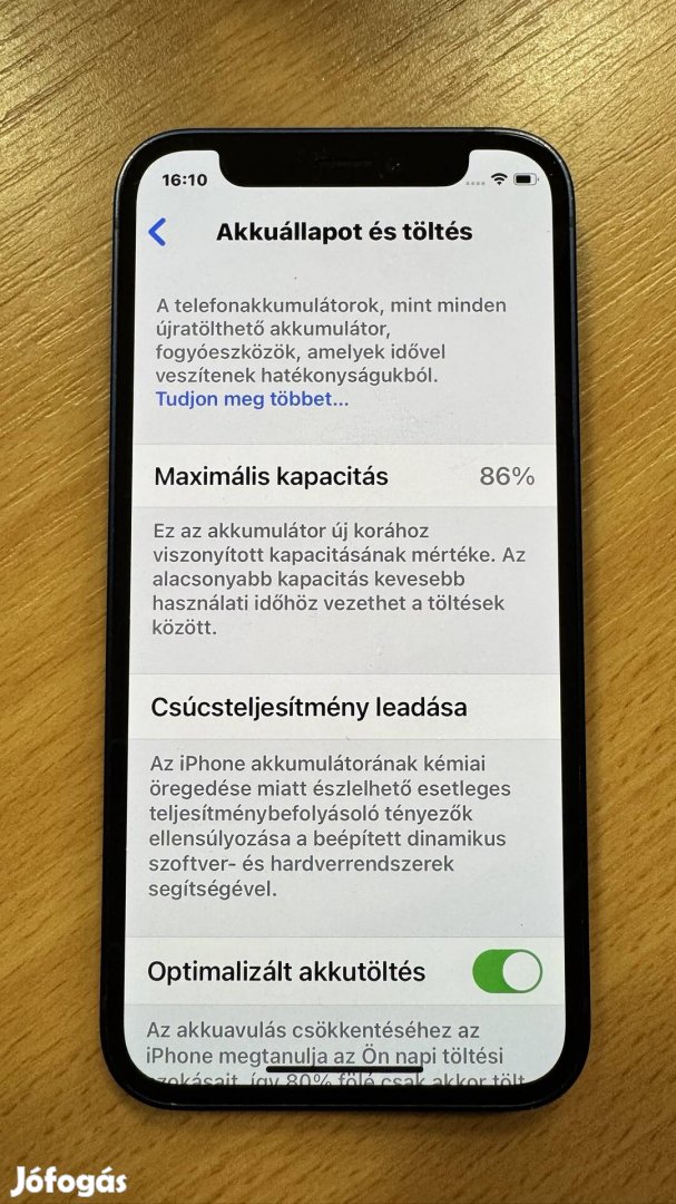 Iphone 12 mini 64GB kék, független