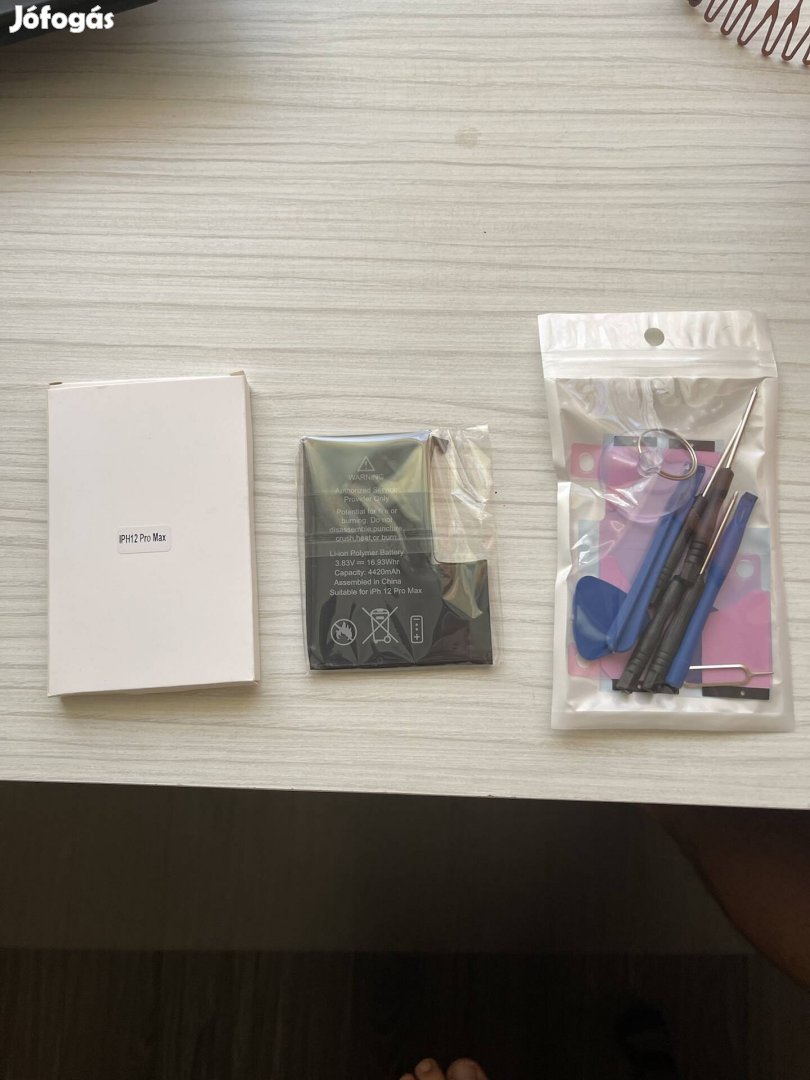 Iphone 12 pro max akkumulátor + készlet