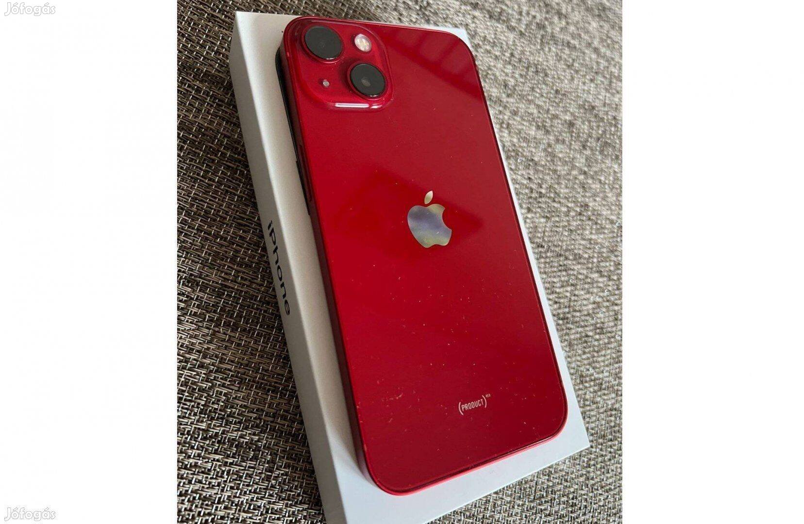 Iphone 13 128GB - Gyári független - Red - Csere is lehet