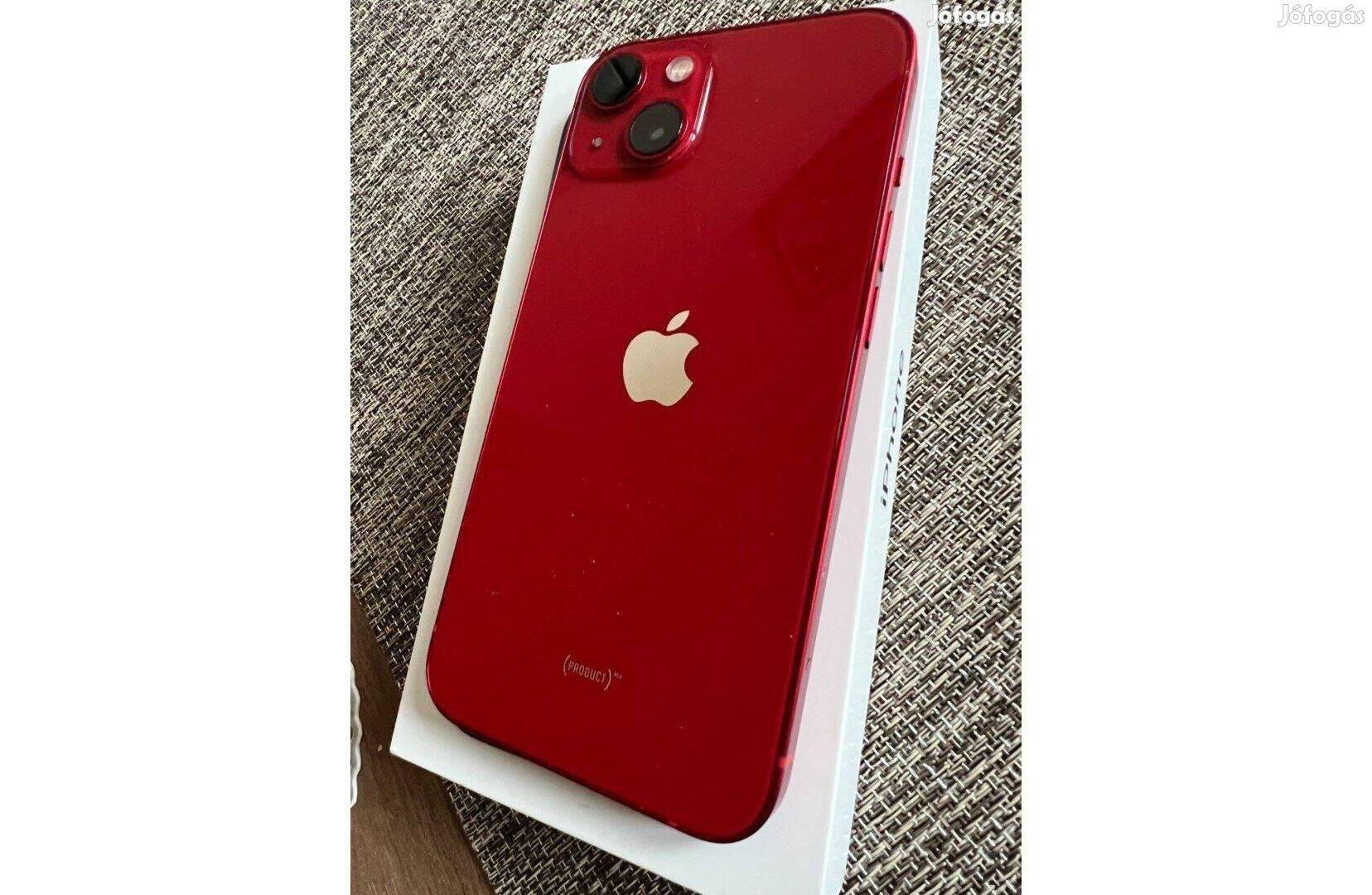 Iphone 13 128GB - Gyári független - Red - Csere is lehet