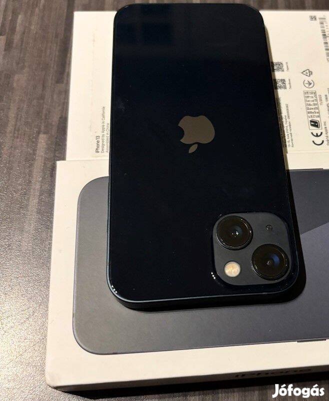 Iphone 13 128 GB fekete okostelefon Apple eladó kártyafüggetlen