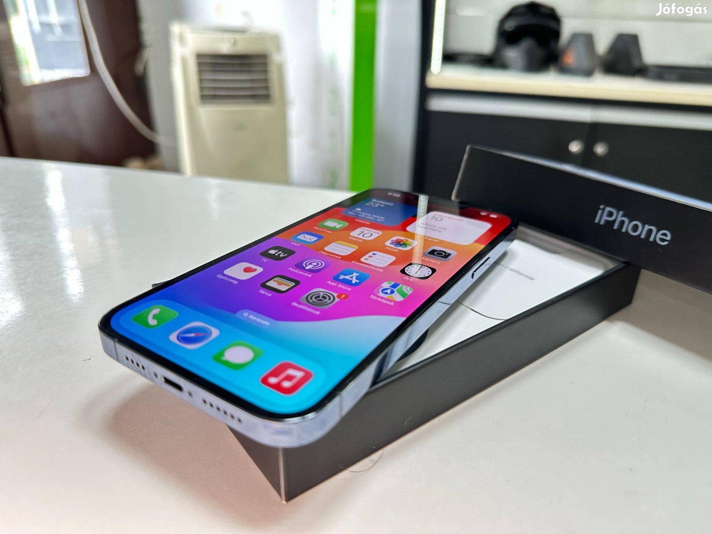 Iphone 13 Pro Max 128GB Sierra Blue Újszerű Gyári Független - 88% akks