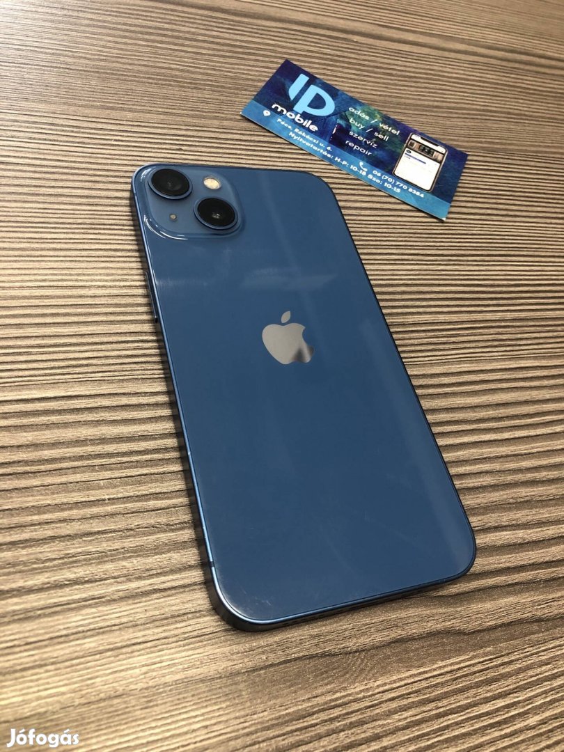 Iphone 13, Újszerű, 128GB, Független, Kék, Garancia