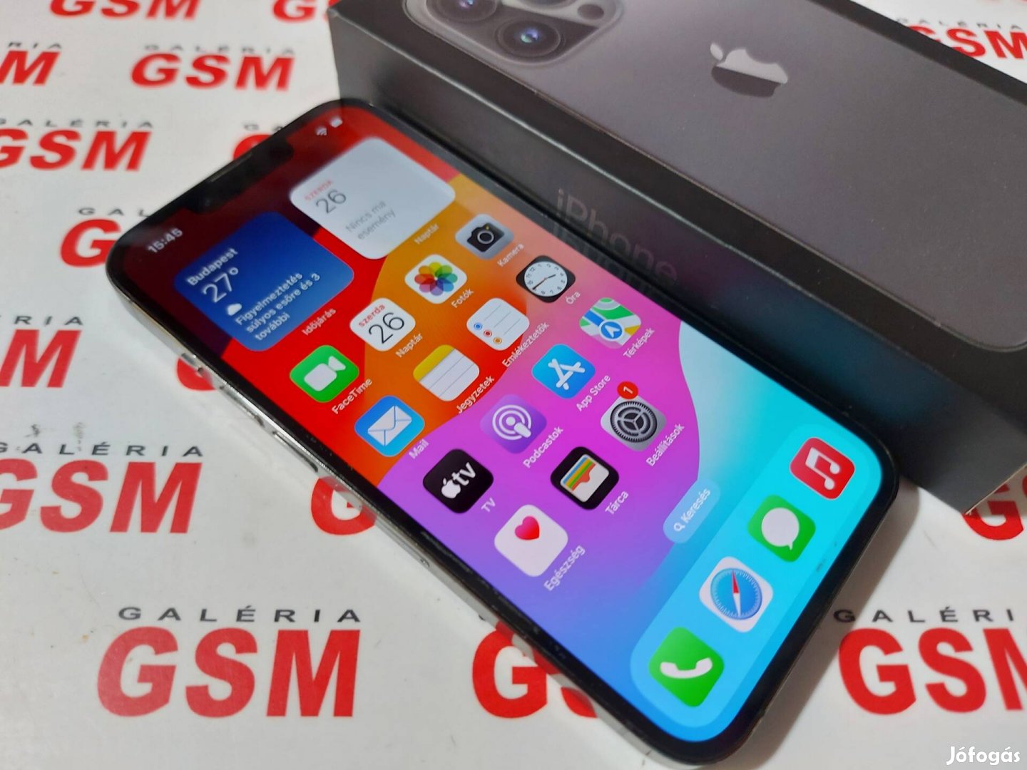 Iphone 13 pro 128gb 100%  újszerű független garanciás 