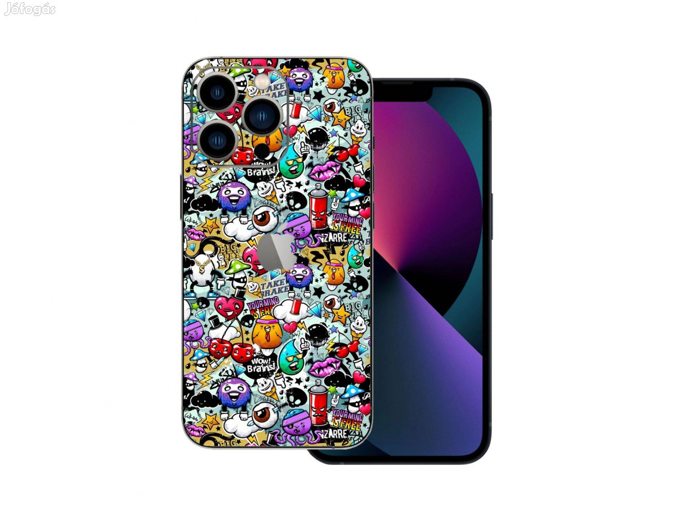 Iphone 13 pro - Matricabomba mintás fólia + 50 színben
