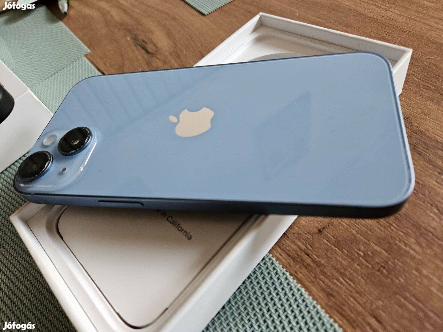 Iphone 14 Blue - Új állapot, 100%-os aksi - Csere is lehet