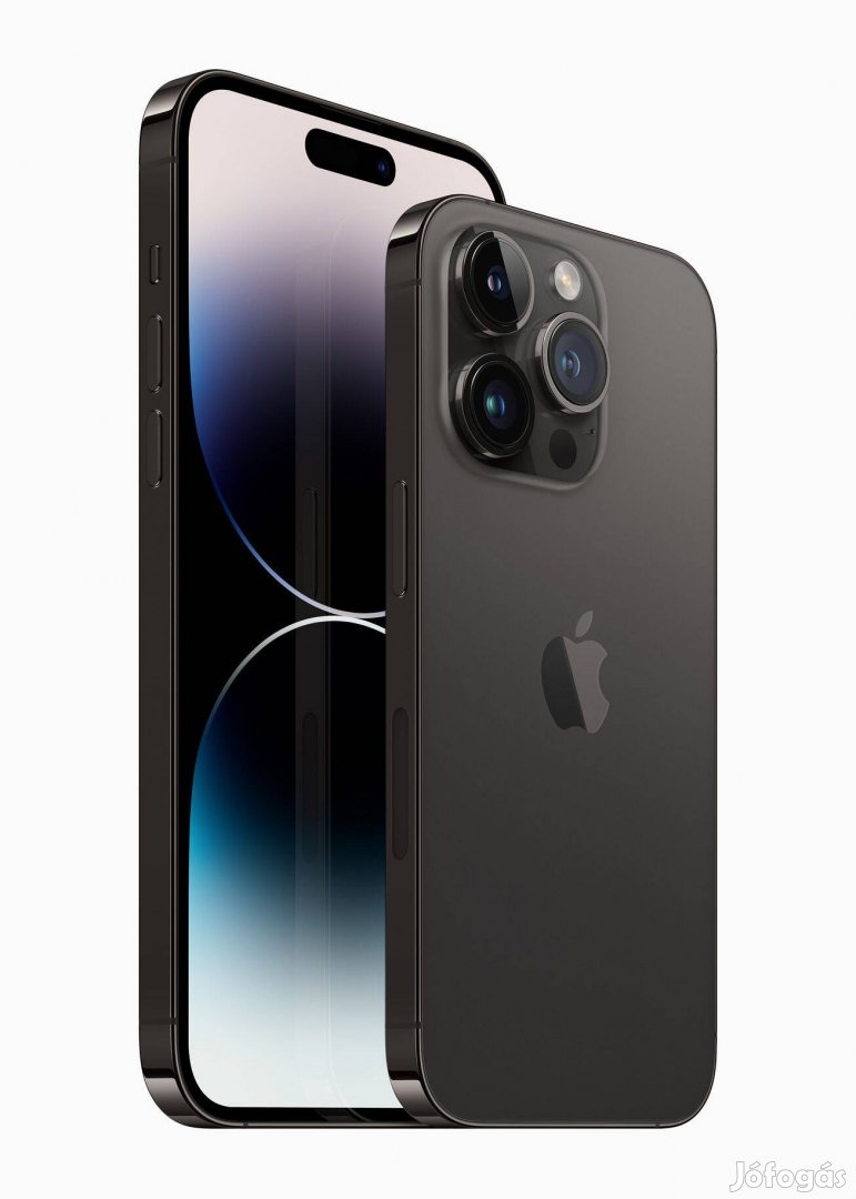 Iphone 14 Pro 128 GB Space black - Hibátlan, Garancia