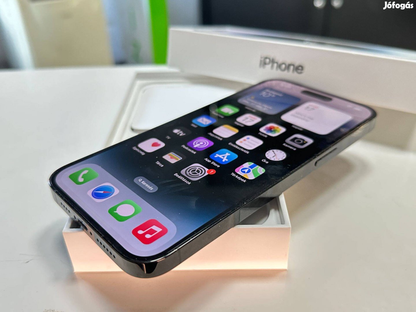 Iphone 14 Pro Max 128GB Space Black Gyári Független - Dobozos