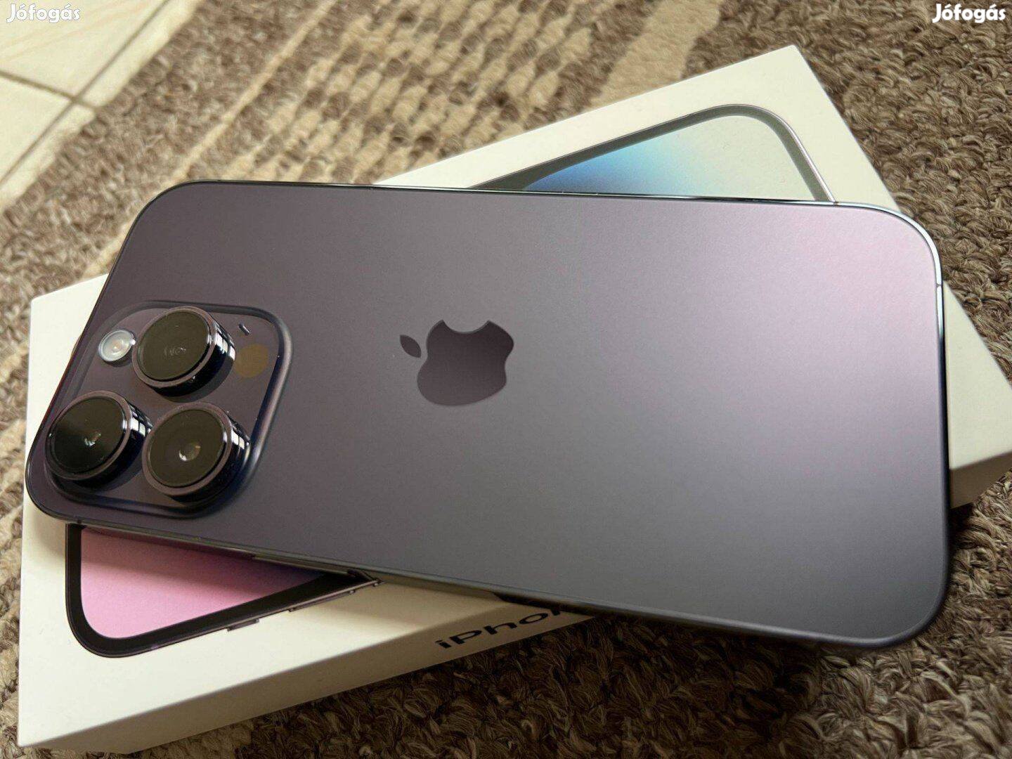 Iphone 14 Pro Max Deep Purple - gyönyörű - független - Csere is lehet