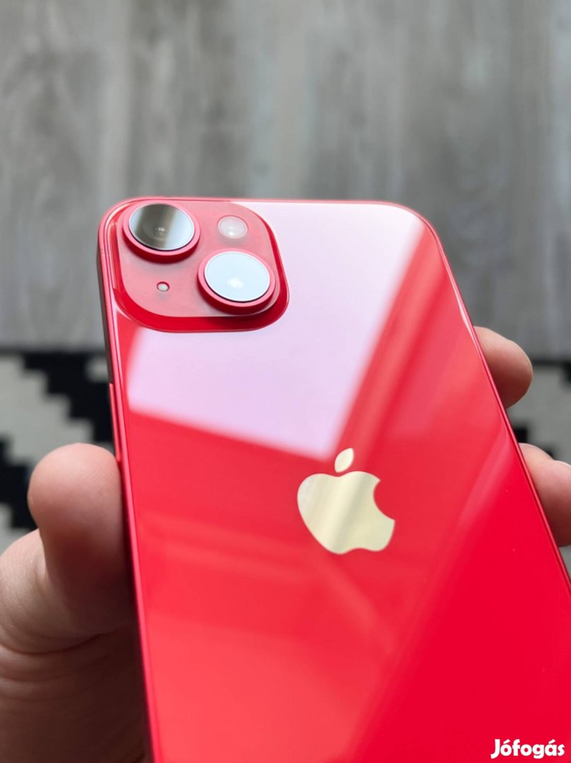 Iphone 14 RED, 128 GB, független, 100% karcmentes, 99% akksi