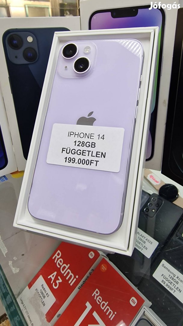 Iphone 14 ,128GB, újszerű, Független, Akció 