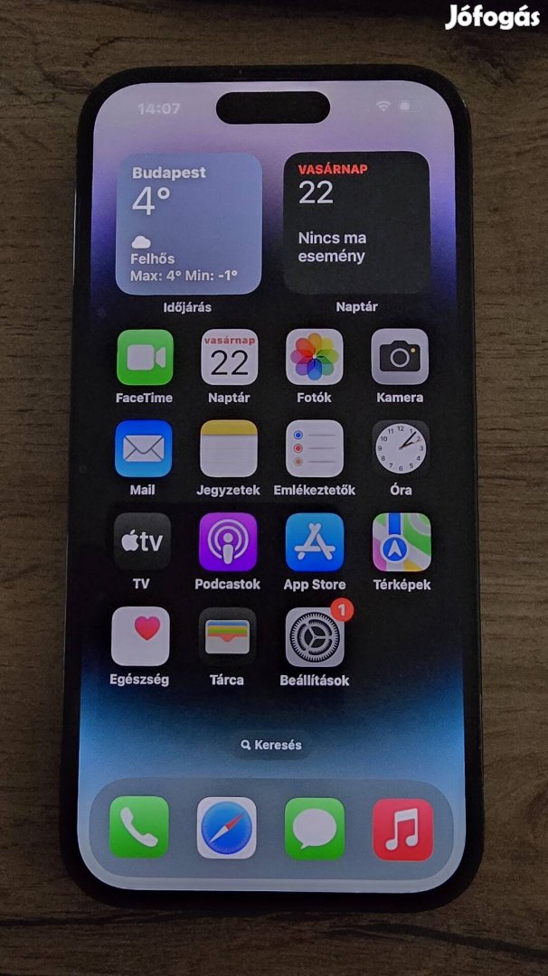 Iphone 14 pro 128 giga független 