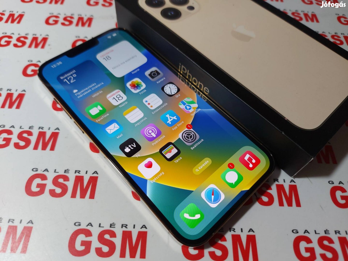 Iphone 14 pro max 256gb újszerű független garanciás 