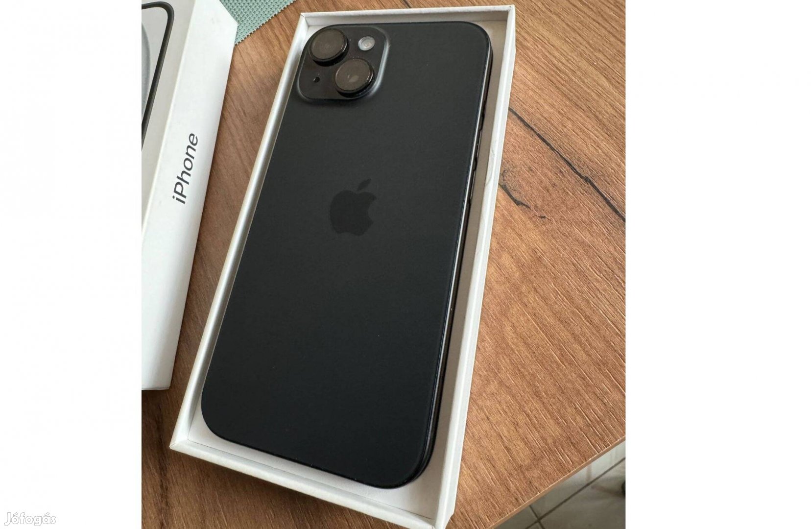 Iphone 15 128GB Black - 100%-os aksi - Csere is lehet