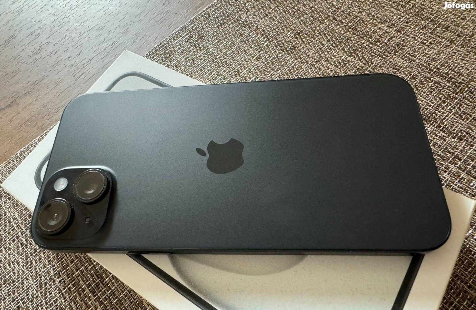 Iphone 15 Plus 128GB Black - hibátlan -független - Csere is lehet