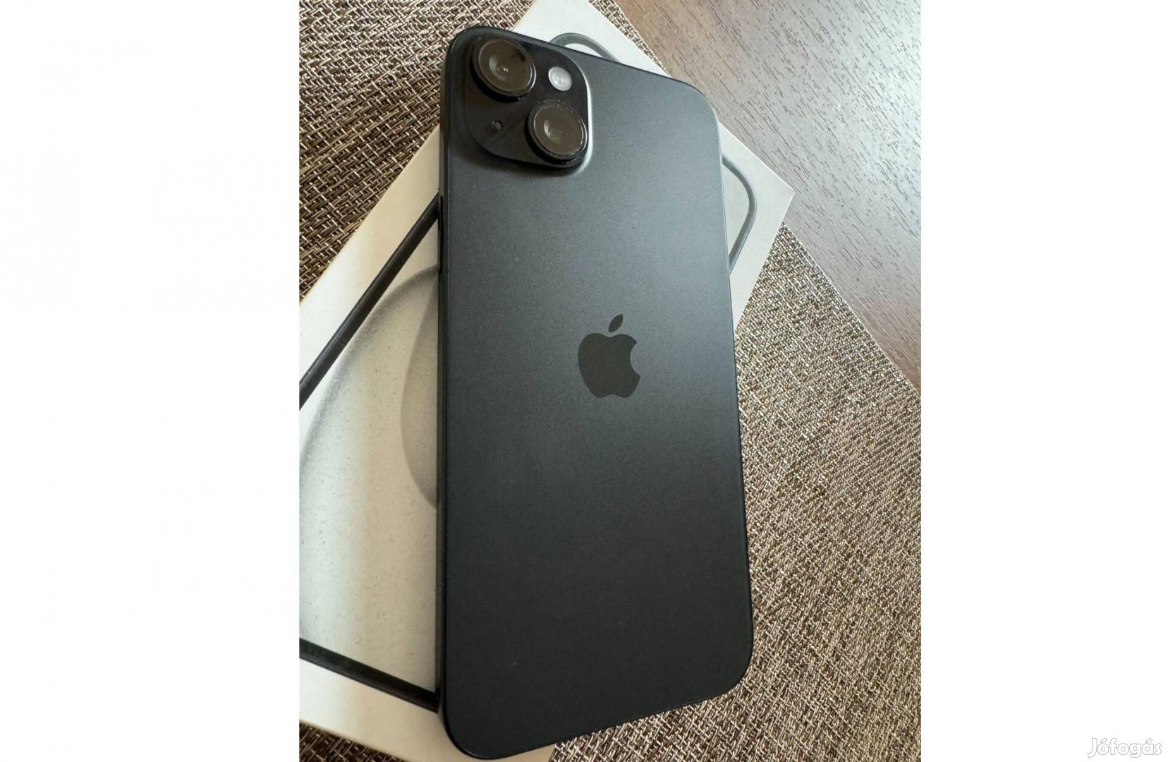 Iphone 15 Plus 128GB Black - hibátlan -független - Csere is lehet