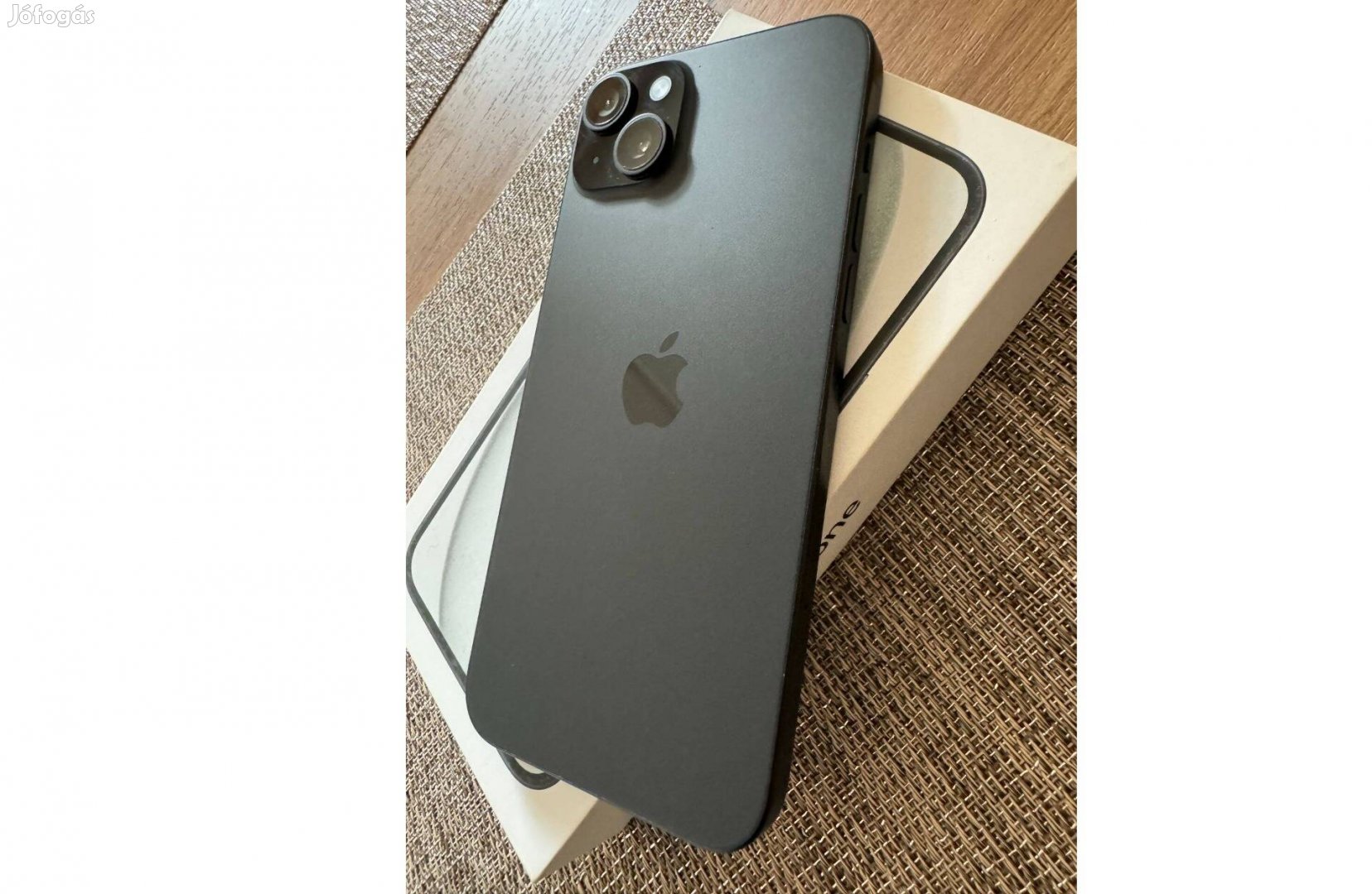 Iphone 15 Plus 128GB Black - hibátlan -független - Csere is lehet